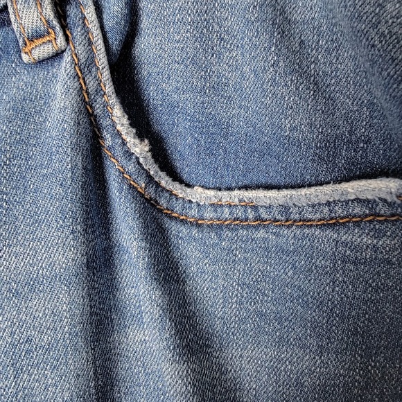 Warp Weft ASE Aspen Pitkin Straight Jeans Women 14/32 Light Wash Denim Eco - Picture 4 of 11